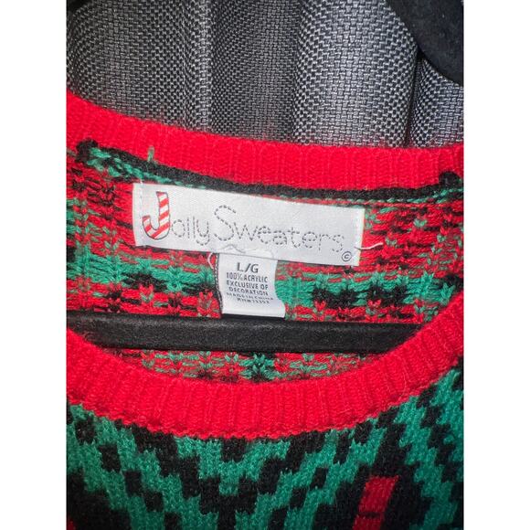 Ugly Christmas Sweater Xmas Size Large Llama - Picture 2 of 3